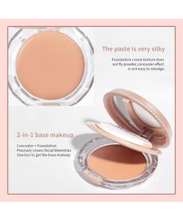 Rosarden Cream Foundation Palette - Full Coverage Matte Finish - Long Lasting Waterproof Formula - Suitable for All Skin Types 03 - Buy Online on GoSupps.com