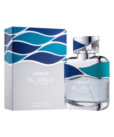 Armaf El Cielo Pour Homme for Men Eau de Parfum Spray 3.4 Ounce Citrus 3.4 Fl Oz (Pack of 1) - Buy Online on GoSupps.com