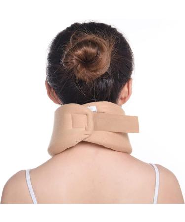 Buy Adjustable Cervical Collar - Soft Sponge Neck Brace for Pain Relief & Support | Medium Size for Comfortable Sleep | International Shipping Available - Buy Online on GoSupps.com