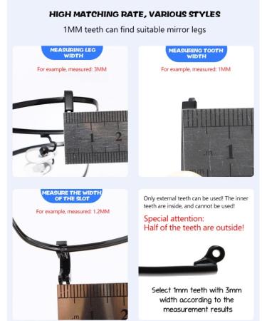 Veemoon Glasses Replacement Legs | Metal & Plastic Sunglasses Hinges for Men & Women - Buy Online on GoSupps.com