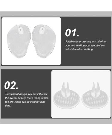 LIFKOME Gel Metatarsal Pads for Thong Sandals & Flip-Flops - 4 Pairs Forefoot Cushion Inserts for Ball of Foot Grip & Anti-Slip Support - Buy Online on GoSupps.com