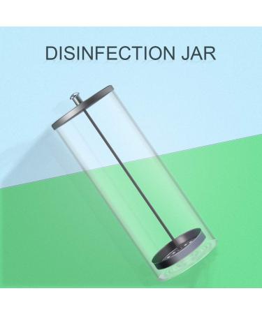 Disinfectant Jar - 9 Inch Sterilization Container for Salon Manicure Tools | International Shipping Available - Buy Online on GoSupps.com