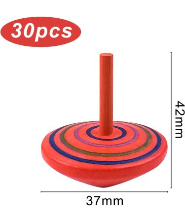 30-Piece Wooden Toy Set for Kids | Colorful Circular Scouts - Perfect Party Gift & Leisure Toys - Buy Online on GoSupps.com