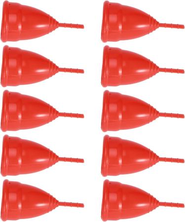 Women's Reusable Silicone Menstrual Cup - 10 Pack | Eco-Friendly Female Hygiene Care - Buy Online on GoSupps.com