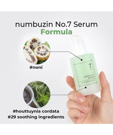 pexel No.7 Mild Green Soothing Serum | Acne-prone Skin Sensitive Redness Centella Asiatica Green Tea Lightweight Gel Noni | Korean Skin Care for Face 50ml - Buy Online on GoSupps.com