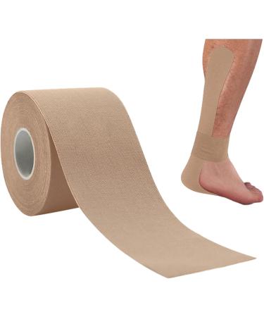Sports Tape 5m Length Elastic Sports Tape | Waterproof Latex Sports Body Tape Used for Joints and Muscles Sports Tape Sports Recovery and Support Black - Buy Online on GoSupps.com