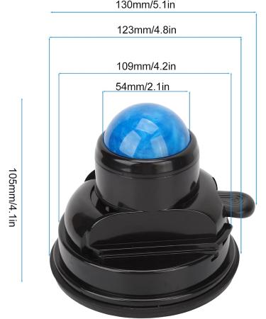 Wall Massage Scooter & Trigger Point Ball Roller - 360 Suction Cup for Pain Relief & Muscle Relaxation | International Shipping - Buy Online on GoSupps.com