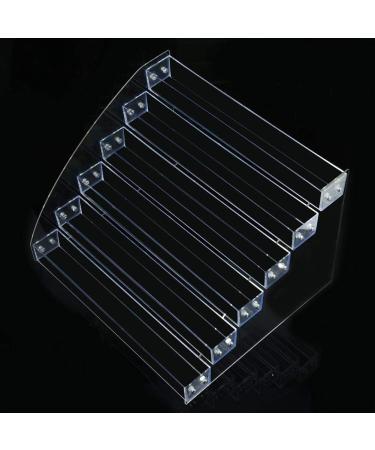 Nail Polish Organizer | Clear Acrylic Nail Polish Stand | 6-Layer Makeup Display Rack - Durable & Stylish - Buy Online on GoSupps.com