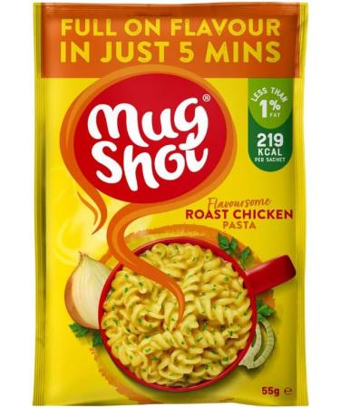 Instant Noodle Bundle Containing Mug Shot Roast Chicken Pasta 55g x2 Chicken & Sweet Corn Noodles 54g x2 Creamy Cheese Pasta 68g x2 (6 Pack) - Buy Online on GoSupps.com