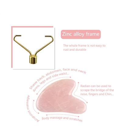 Green Jade Crystal Roller & Portable Gourd Set - Massage Beauty Accessory (FM-2 Pink) - Shop Internationally - Buy Online on GoSupps.com
