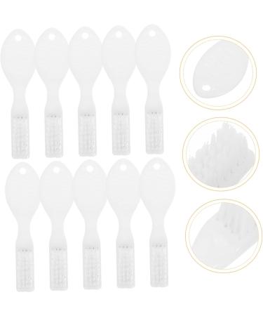 Mobestech Mini Travel Toothbrush - 10 Pack Wear-Resistant Soft Plastic for Mouth Cleaning - Portable White Toothbrushes - Buy Online on GoSupps.com