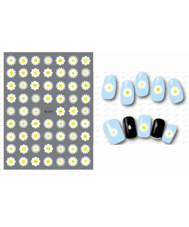 Nail Decorations Sunflower Daisy Designs Self-adhesive Nail Art Sticker Flowers Nail Sticker Nail Jewelry Accessories Nail Art Decorations(2) Style2 - Buy Online on GoSupps.com