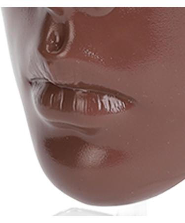 5D Makeup Practice Face with Stand Ideal for Eyebrows Eyelashes Eyeshadow Full Face Makeup Easy to Clean (Black) - Buy Online on GoSupps.com