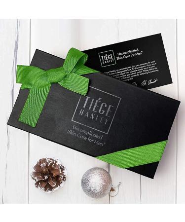 Tiege Hanley Men's Skin Care Gift Set - 4 Piece Set with Face Wash, Moisturizer, Lip Balm with SPF, and Exfoliating Bar Soap - Buy Online on GoSupps.com