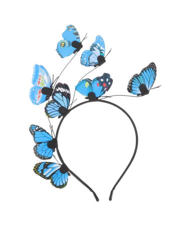 Abaodam Headbands Bride Headband Wedding Headband Wedding Party Butterfly Headband Wedding Bridal Headband Women Butterfly Headband Wedding Butterfly Headband or Wreath Miss Wedding Dress