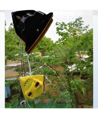 Window Cleaner Wipers Double-Side Glass Cleaner Home Indoor and Outdoor Single Layer/Double Layer/Three Floors 15-42Mm Anti-Pinch Hand with Plastic Ergonomic Handle Design - Buy Online on GoSupps.com