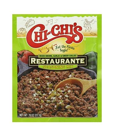 Chi Chi's Fiesta Restaurante Seasoning Mix 0.78 OZ(Pack of 4) 0.78 Ounce (Pack of 4)
