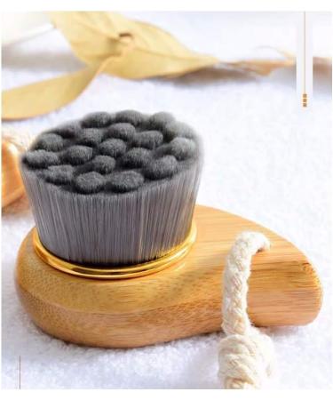 Cleansing Brush Soft Hair to Blackhead Deep Cleansing Ultra-fine Nano Bamboo Charcoal Fiber Exfoliating Cleansing Brush - Buy Online on GoSupps.com
