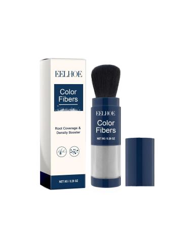 Thick Hair Fiber Powder Extra Large Colored Fiber Women & Men Hair Thickener Black Hair Spray For Replenishing Hair Root Cover Up Magic Retouch Dark Brown Makes Thin Hair Look Thicker 8g (Gray)