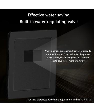 Household Items Men's Urinal Trough Commercial Washout Urinal Intelligent Touchless Stainless Steel Urinal Black Bathroom Wall Mounted Urinal Toilet Accessory for Home - Buy Online on GoSupps.com