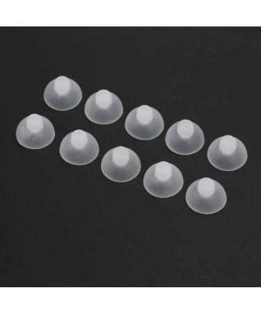 10PCs hearing aid coupling Silicone hearing aid earplugs removable washing -down hearing aid earplug hearing aid accessories for most headphones (9mm)