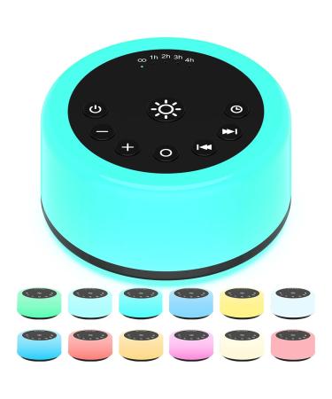 ColourNoise Sound Machines White Noise Machine 12 Colors Night Lights with 30 Soothing Sounds Sleep Machine with 5 Timers Portable for Home Travel and Office… (R-Black) - Buy Online on GoSupps.com