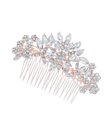 Ipetboom 1pc Womens Hair Clips Rhinestone Hair Comb Hair Barrettes for Women Hair Combs Bridal Haircombs Alloy Haircombs Rhinestone Haircombs for Women European and American Bride Headgear