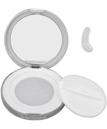 Flocking Powder Face Powder Powder Container Set Empty Preventative Leak Flocking Powder Puff Refillable Loose Compact Container HD Mirror Face Powder Compact With Mirror for Travel Cheeks - Buy Online on GoSupps.com