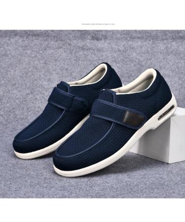Buy Diabetic Edema Shoes for Women - Adjustable Breathable & Antiskid Walking Shoes for Swollen Feet - Size 12 Blue - Buy Online on GoSupps.com
