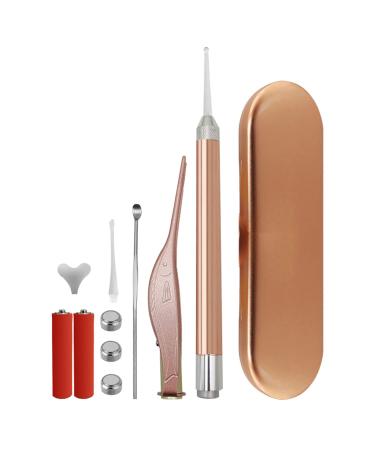 Grebest Ear-Pick Tweezers Ear Clean Tool Wax Curette Remover Easy to Use for Home 1 Set Sets