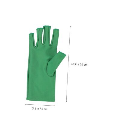Ipetboom 2 Pairs Nail Gloves Elastic Spandex Rubber Nails Anti-uv - Buy Online on GoSupps.com