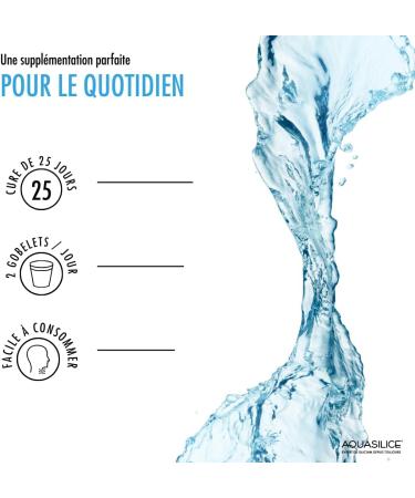 Silicon Glucosamine Chondroitin - Oral Solution 1L - Enriched with Bamboo & Manganese - Cleansing the Body - Maintaining a Solid Frame - Made in France Aquasilice - Buy Online on GoSupps.com