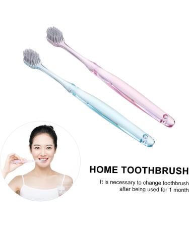 ULTECHNOVO Manual Toothbrush Set - 6 Crystal Clear Brushes for Adults & Pets | Travel-Friendly Hygiene Solution - Buy Online on GoSupps.com