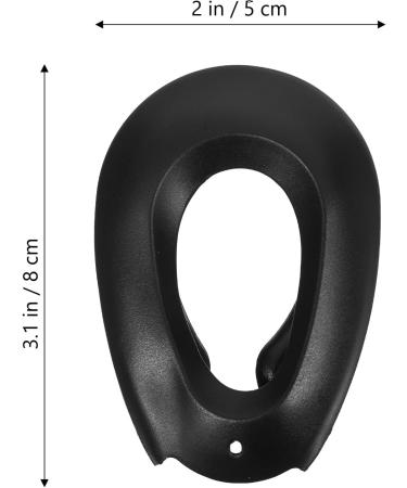 Lurrose 2 Pairs Hair Dye Earmuffs Hair Coloring Ear Covers Salon Ear Muffs Hairdressing Ear Caps Heat Protector for Ears Ear Guard Bathing Accessories Silica Gel Major Hairdressing Tool - Buy Online on GoSupps.com