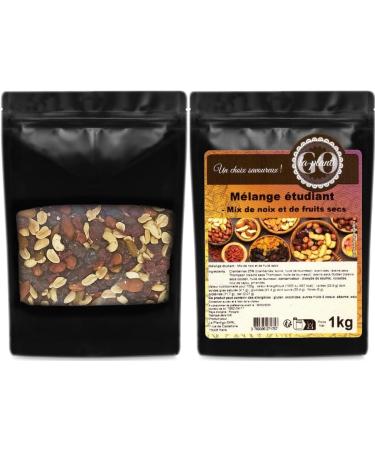 Student mix - Mix of nuts and dried fruits 1kg - LA PLANTIGO - Buy Online on GoSupps.com