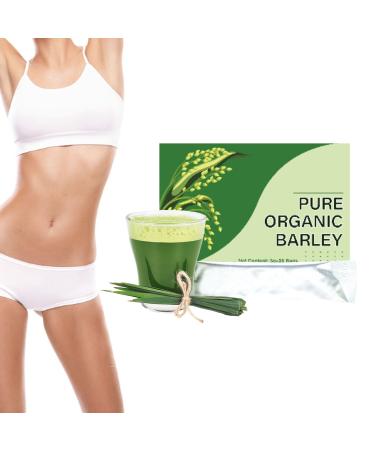 Naveta Barley Grass Powder 100% Pure & Organic 2023 New Naveta Pure Organic Barley Organic Barley Grass Powder Be Good for Health Easy to Use Easy to Carry (1Box)