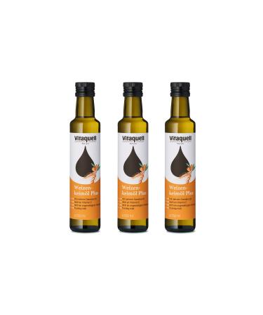 Vitaquell 3 x Wheat Germ Oil with Sea Buckthorn 250 ml