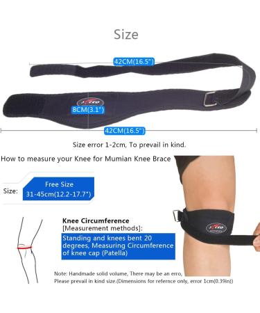 Buy Socko Jumper's Knee Strap - Black One Size Fits Most | International Shipping Available - Buy Online on GoSupps.com