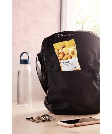 MUNSBIT Lightly Salted Roasted Cashews - Crunchy and Flavorful 60g Pack for Nut Lovers - Buy Online on GoSupps.com