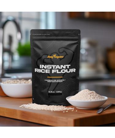 Bigman | Instant Rice Flour (1.5kg) | Rice Creams | Gluten Free - Chocolate Hazelnut - Buy Online on GoSupps.com