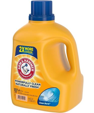 Buy Clean Burst Laundry Detergent with Outdoor Fresh Fabric Softener - 107 Loads 144.5 Fl Oz | Best International Shipping - Buy Online on GoSupps.com
