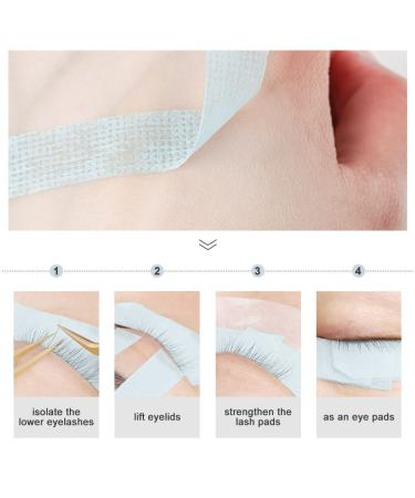 Lunamoon Eyelash Tape - 6 Rolls Micropore Eyelash Extension Band for Isolation - Blue - Buy Online on GoSupps.com