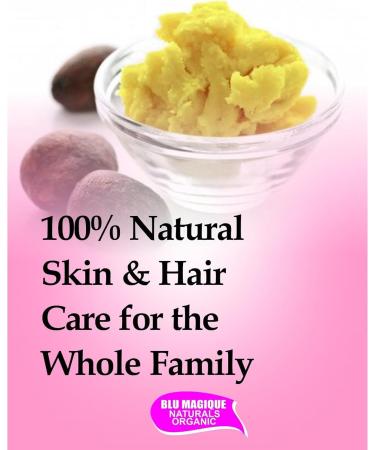 Buy 100% Pure Raw African Unrefined Shea Butter - Blu Magique Naturals - 2 lbs Moisturizer for Hair Skin DIY Soap & Lip Balm - Buy Online on GoSupps.com