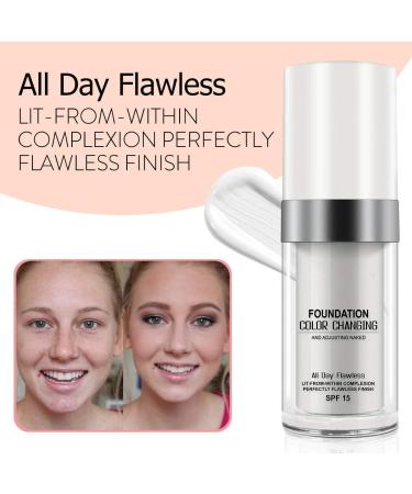 3 Pack Fondation Liquide Hydratant Naturel Maquillage Haut Pouvoir Couvrant SPF15 Waterproof - Buy Online on GoSupps.com