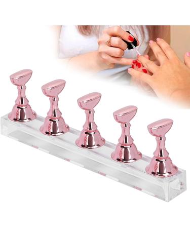 Syrisora Nail Art Display Practice Stand Magnetic Nail Fingernail Tip Holder Manicure Set Tool (Rose Pink) - Buy Online on GoSupps.com