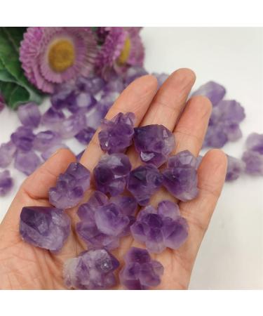 Natural Crystal Rough 100g Random Natural Skeletal Purple Amethyst Crystal Cluster Display Specimen Aquarium Decor Rock Stone Gift 100g bulk - Buy Online on GoSupps.com