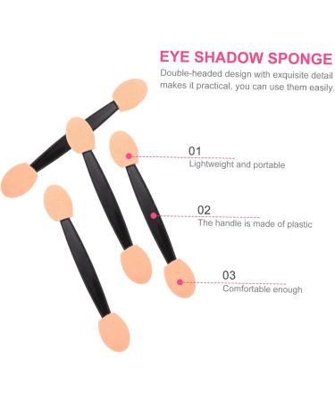 Hemoton 300 Pcs Double Ended Eyeshadow Brush Eyeshadow Stick Cosmetic Applicator Sponge Brush Dual-side Cosmetic Tool Eyeshadow Makeup Tool Double-sides Eye Brush Makeup Brush - Buy Online on GoSupps.com