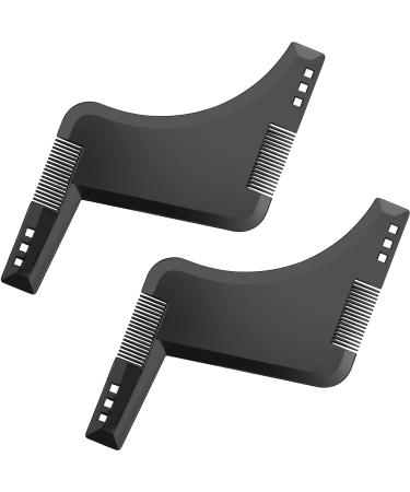 Barte template - 2 pieces Beard Shaper Bart Rasur Schablone Bart Contours BartSchablone Men Bart Styler Bart Shaper Beard Design Accessories for Perfect Bart Styling - Buy Online on GoSupps.com