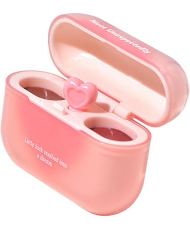 Lip Gloss for Girls Moisturizing Lip Gloss | Double Glitter Lip Glaze - Glitter Lip Glaze Earphone Case Lip Gloss Tint with Applicator in - Buy Online on GoSupps.com