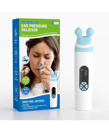 Eustachian Tube Ear Pressure Relief Device | Unclog Ears Balance Pressure & Relieve Tinnitus | Ear Care for Travel Diving & Swimming